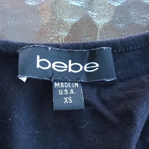 BEBE tank top cropped in the back